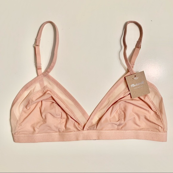 NEW Madewell | Mesh-Trimmed Michele Bra Lightstone - Picture 2 of 11